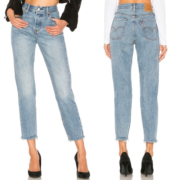 Levi's Denim - Levi’s Premium Wedgie Icon Fit Ankle Rigid Jeans in Shut Up Wash Size 27